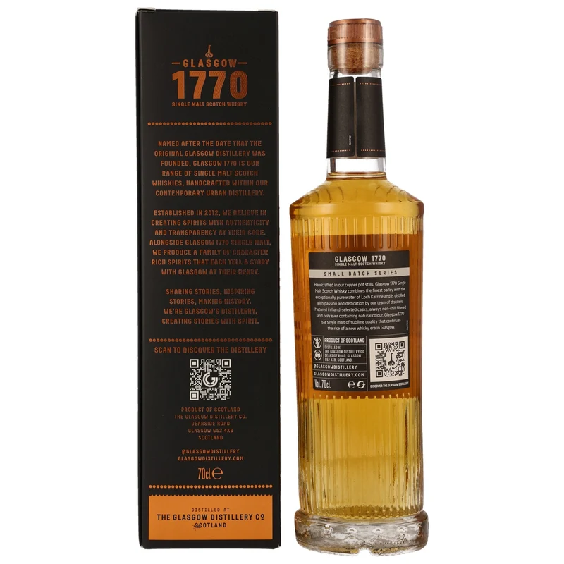 1770 Glasgow | 2018/2023 | Cognac Cask Finish #18/965-967 | 52%