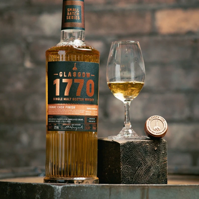 1770 Glasgow | 2018/2023 | Cognac Cask Finish #18/965-967 | 52%