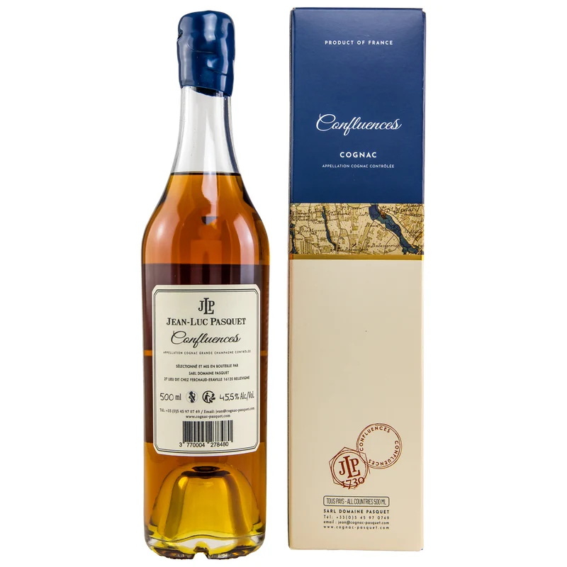 Jean-Luc Pasquet Cognac Vieilles Grande Champagne L.90.80s 45,5% 0,5l