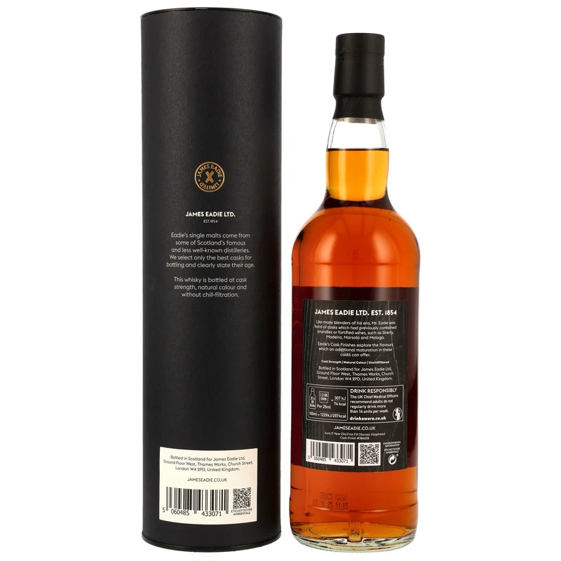 Jura 13 Jahre 2012/2025 1st Fill Oloroso Sherry HHD James Eadie 53,7% 0,7l