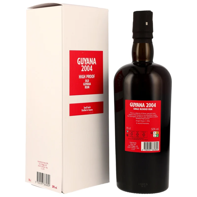Guyana 2004 High Proof Rum Small Batch Velier Special Bottling 50% 0,7l
