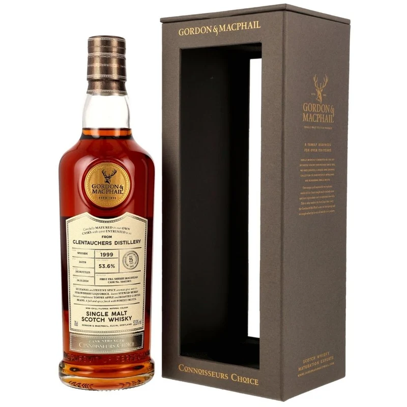 Glentauchers 25 Jahre 1999/2024 Gordon & MacPhail 53,6% 0,7l