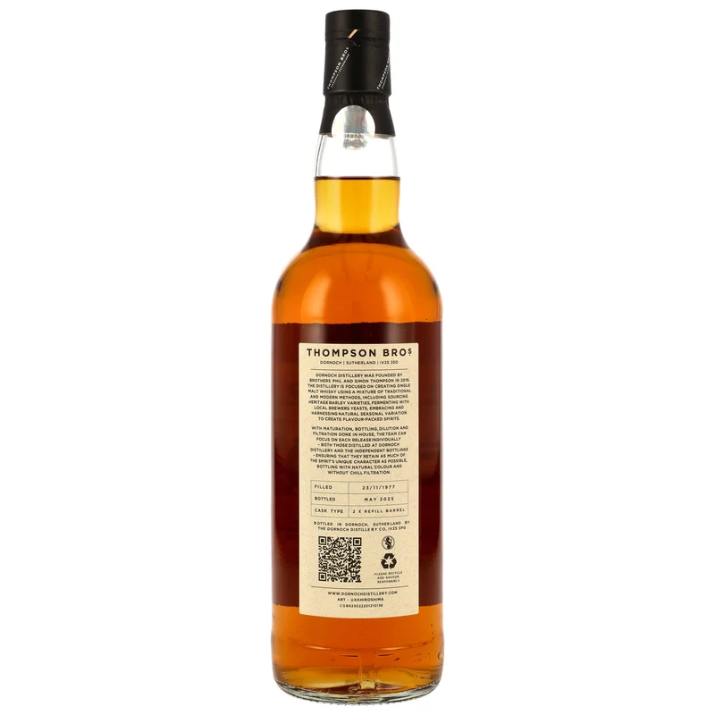 Blended Scotch Whisky TB/BSW 47 Jahre 1977/2025 Thompson Bros. 40,3% 0,7l