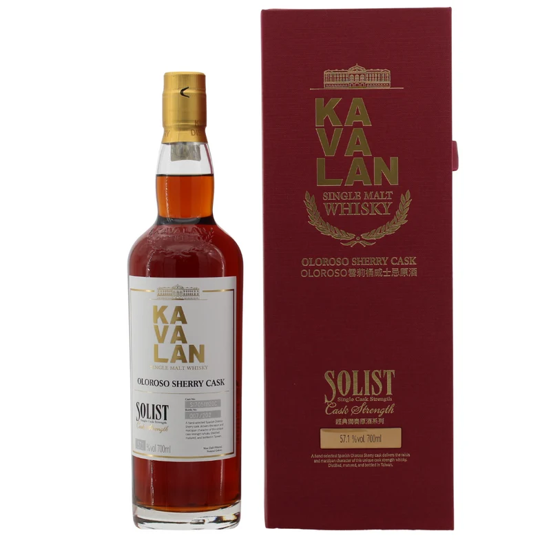 Kavalan 6 Jahre 2017/2023 Solist Oloroso Sherry Single Cask Strength 57,1% 0,7l