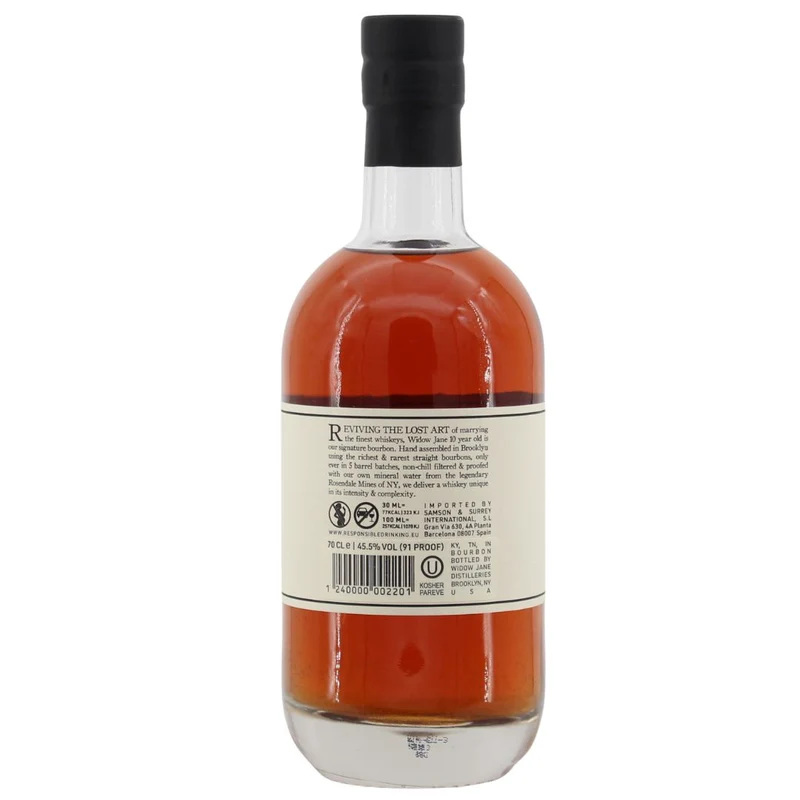 Widow Jane 10 Jahre Blended Bourbon 45.5% 0,7l