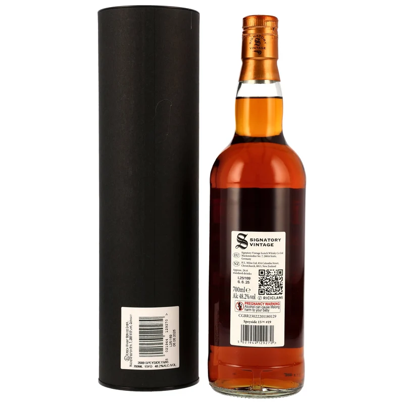 Speyside (M) 2009/2025 15 Jahre SV Small Batch Edition #19 48,2% 0,7l