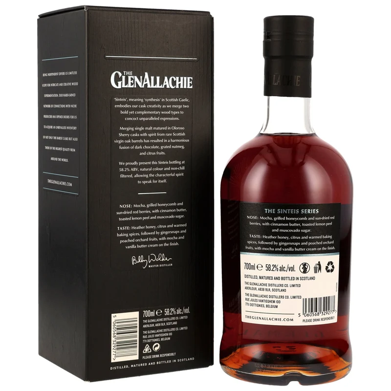 GlenAllachie 9 Jahre 2015/2025 Sinteis Series Part II 58,2% 0,7l