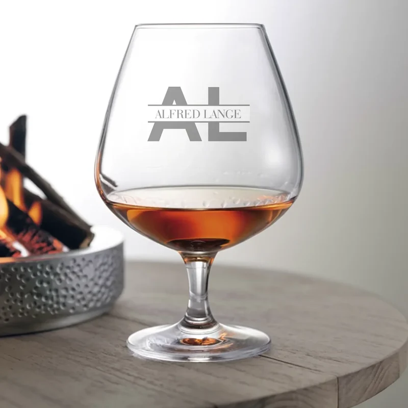Gravierter Cognacschwenker/ Weinbrandglas mit Name