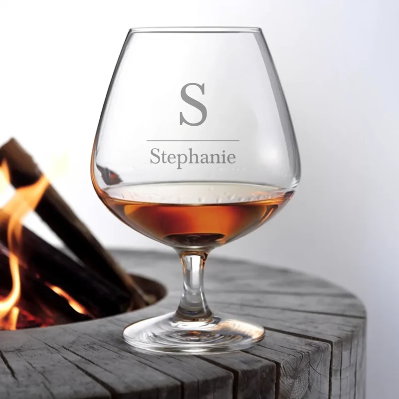 Cognacschwenker/ Weinbrandglas mit Gravur