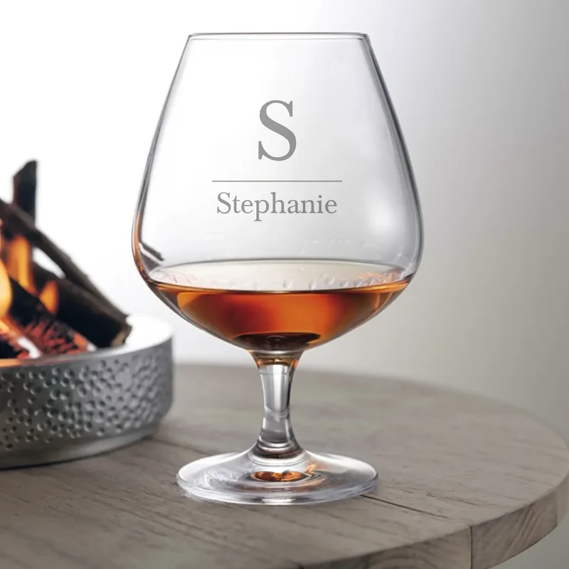 Cognacschwenker/ Weinbrandglas mit Gravur