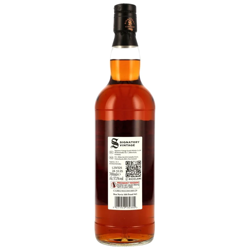 Ben Nevis 100 Proof Edition #63 10 Jahre 2014/2025