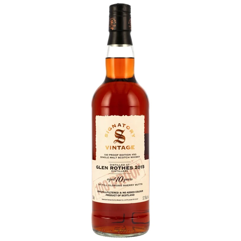 Glenrothes 100 Proof Edition #50 10 Jahre 2015/2025