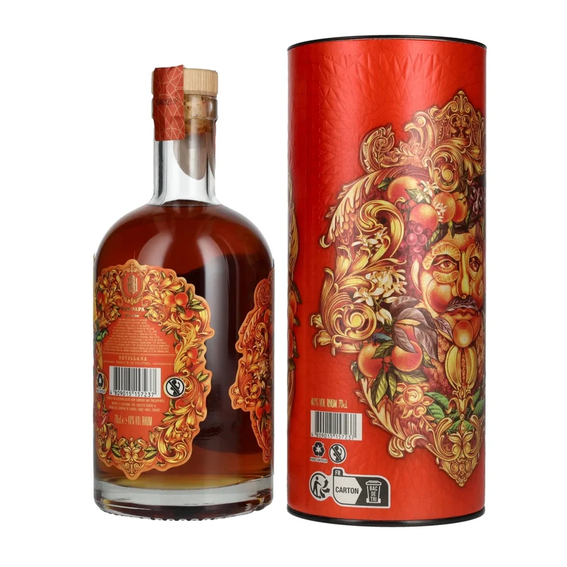 Don Papa Rum Sevillana 40% Vol. 0,7l in Geschenkbox
