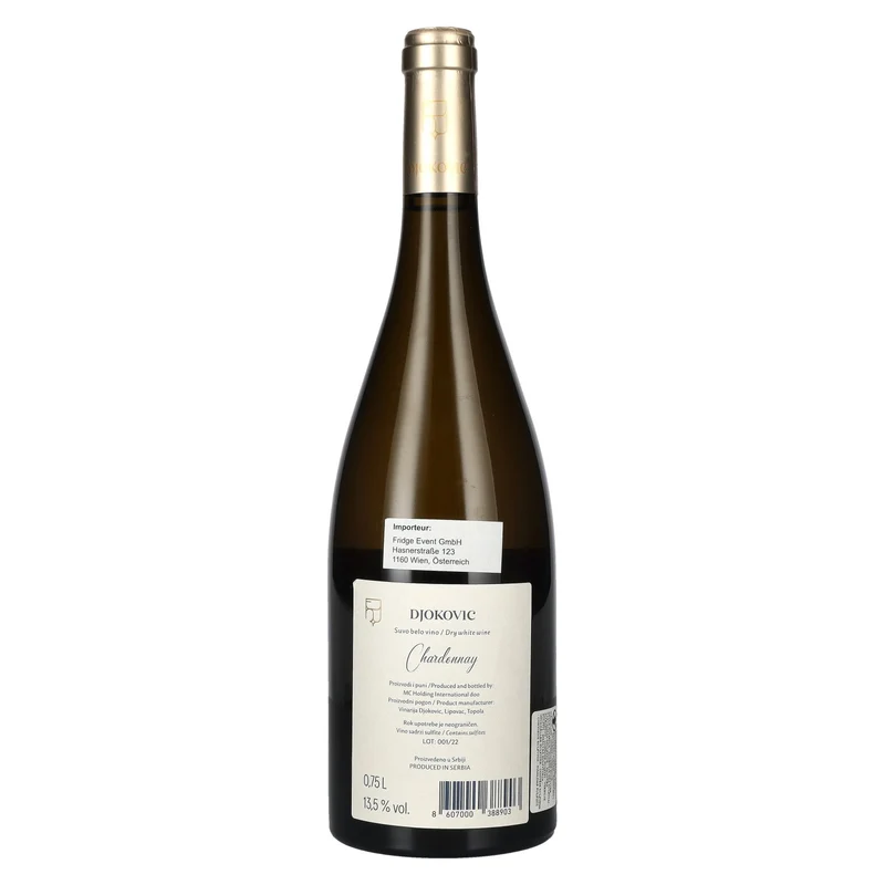Djokovic Chardonnay 13,5% Vol. 0,75l