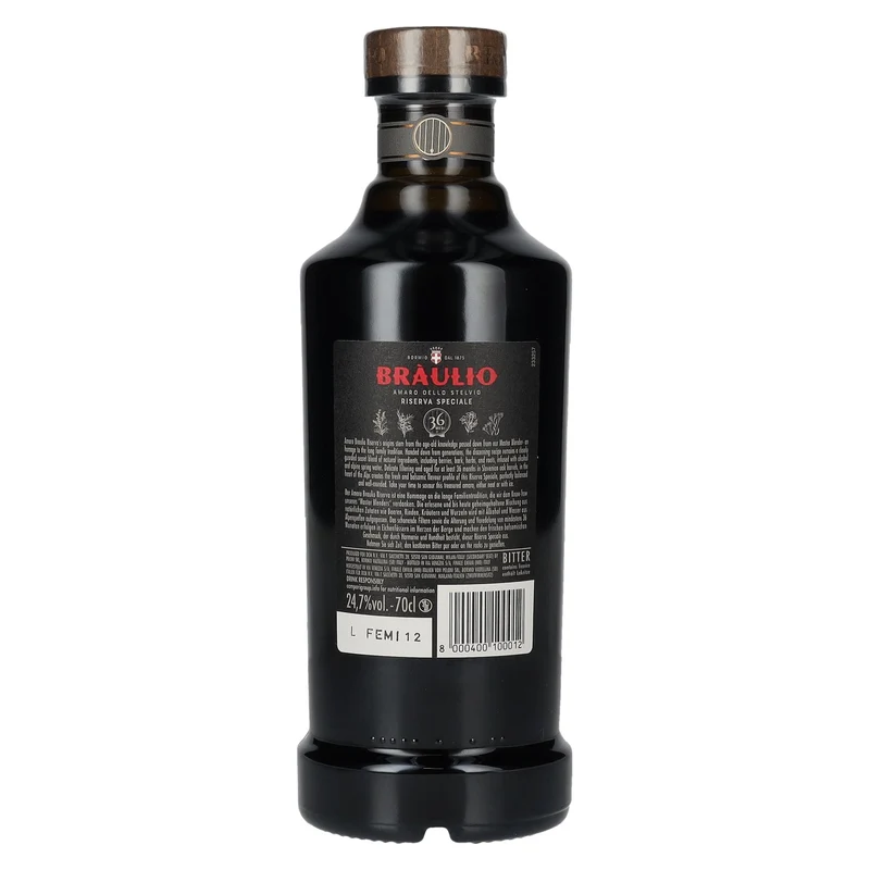Bràulio Riserva Speciale Amaro Bitter 2020 24,7% Vol. 0,7l