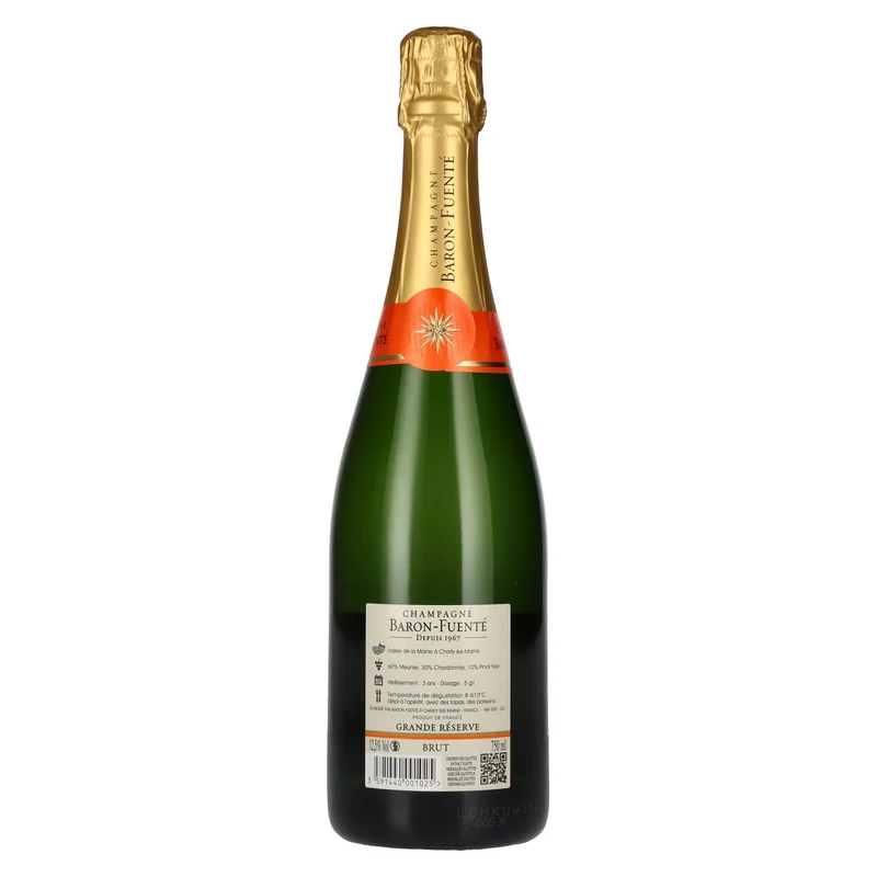 Baron-Fuenté GRANDE RÉSERVE Champagne Brut 12,5% Vol. 0,75l