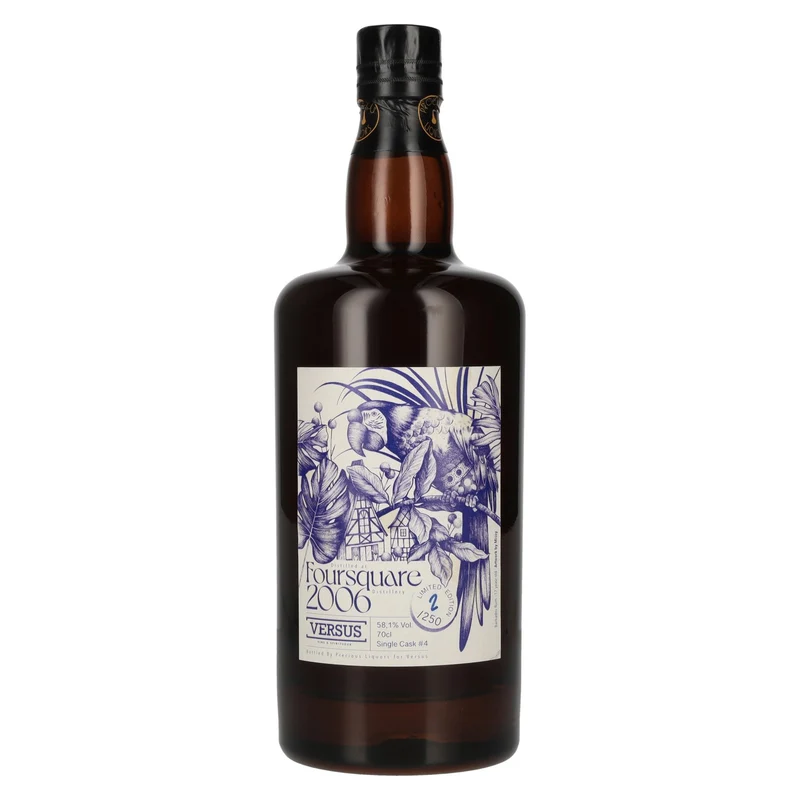 Foursquare 17 Years Old Single Cask Rum bottled for Versus #4 58,1% Vol. 0,7l