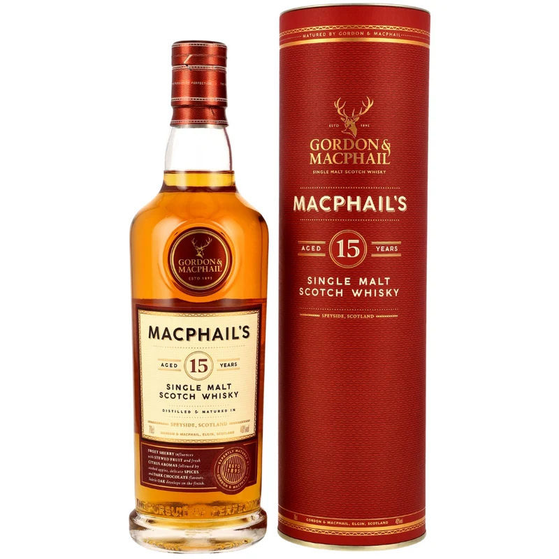 MacPhail's 15 Years Old Gordon & MacPhail 40% 0,7l