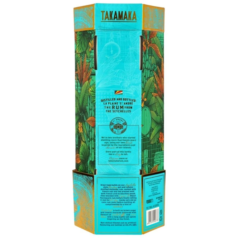Takamaka Kreol Cask Seychelles Reserve Dark Rum 40,3% 0,7l