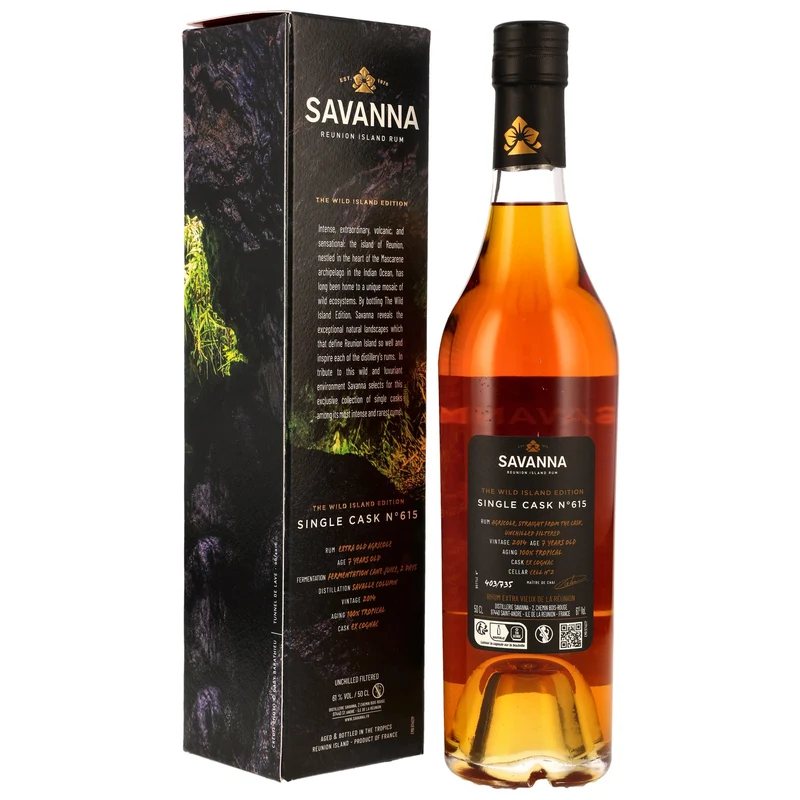 Savanna 7 Jahre 2014 Rhum Agricole Cognac Cask #615 61% 0,5l
