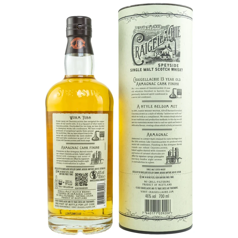 Craigellachie 13 Jahre Bas-Armagnac Barrels 46% 0,7l