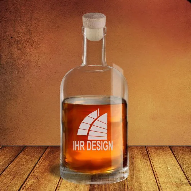 Whiskykaraffe "Nocturne" mit Gravur deines Logos / Designs