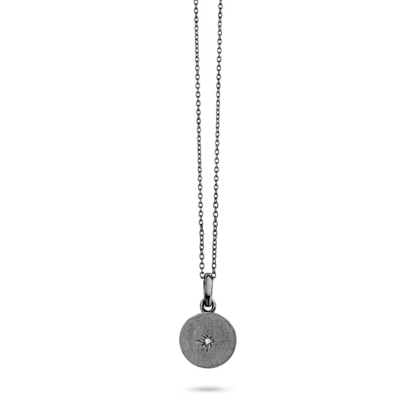 NORTH STAR PENDANT BL DIA 0,01