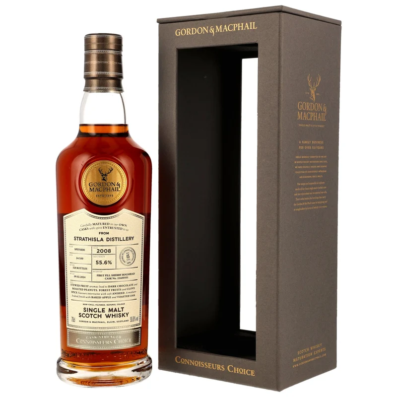 Strathisla 15 Jahre 2008/2024 G&M CC 1st Fill Sherry Cask #21600501 55,6% 0,7l