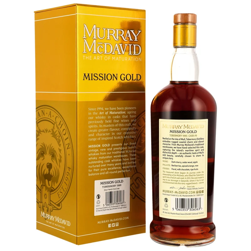Tobermory 30 Jahre 1995/2025 French Oak Cask #9 Murray McDavid WDC 52,4% 0,7l