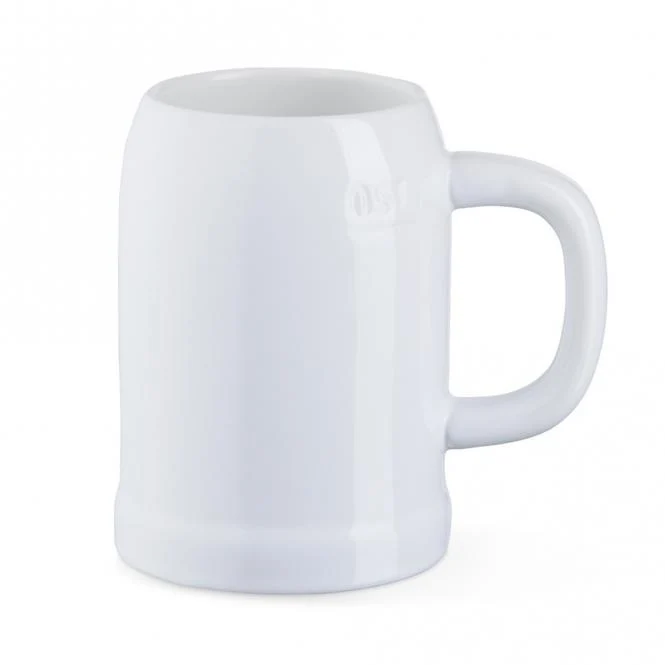 Keramik﻿ Bierkrug / Bierseidel mit Fotodruck deines Logos / Designs 0,5l