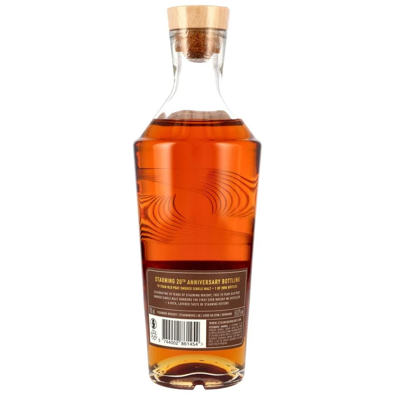 Stauning 10 Jahre - Peat Smoked Danish Single Malt - 20th Anniversary Bottling 50,02% 0,7l