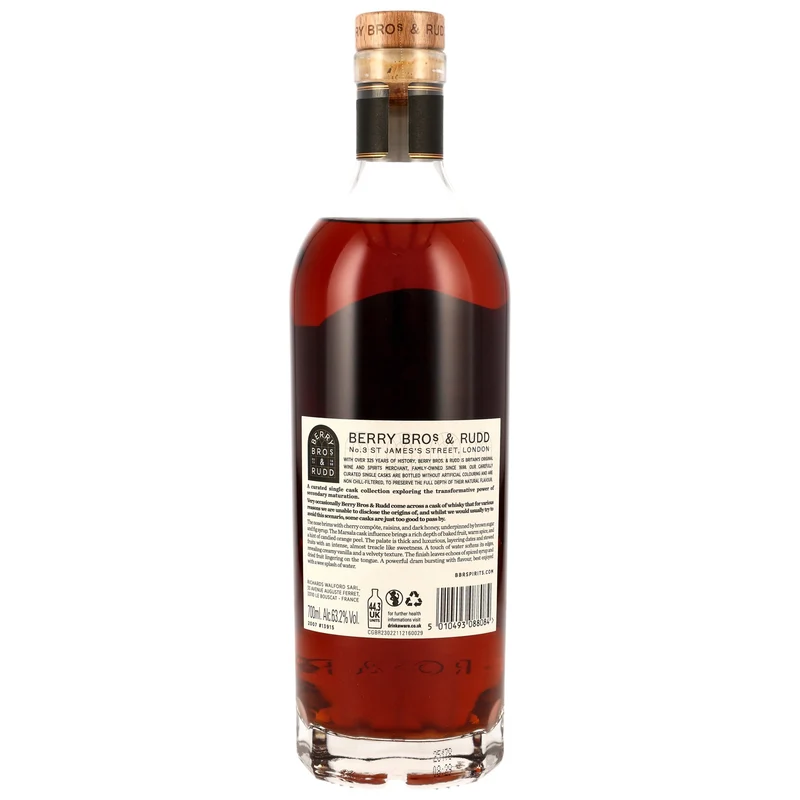 Secret Speyside 18 Jahre 2007/2025 Marsala Puncheon #13915 Berry Bros & Rudd 63,2% 0,7l