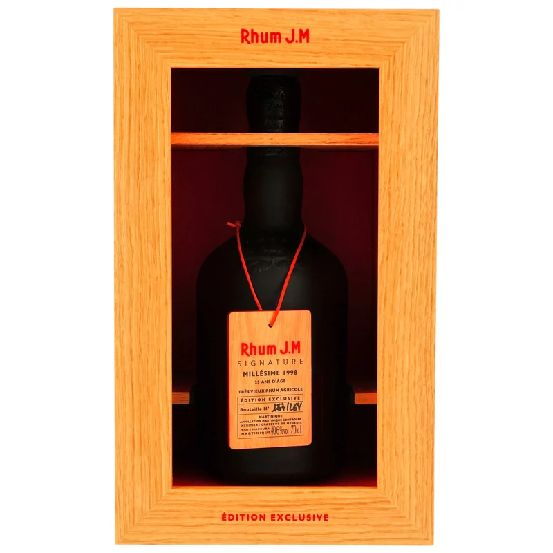 Rhum J.M Signature Edition Exclusive 1998 Millésime 25 Jahre 40,6% 0,7l