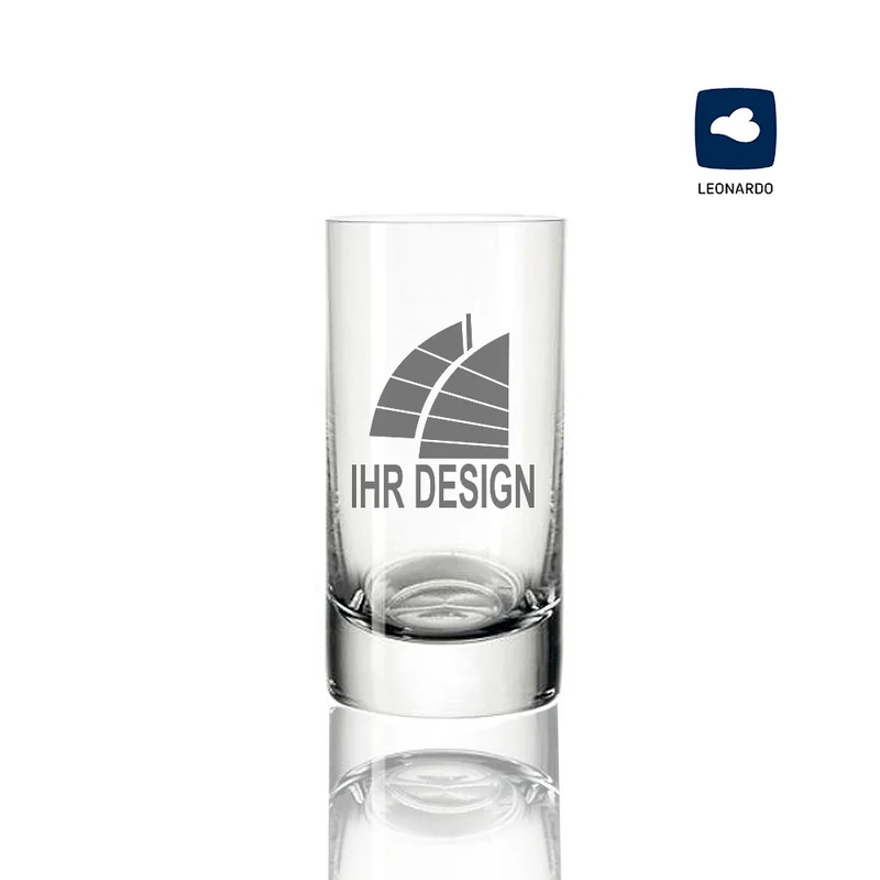 Leonardo Schnapsglas Stamper mit Gravur deines Logos / Designs