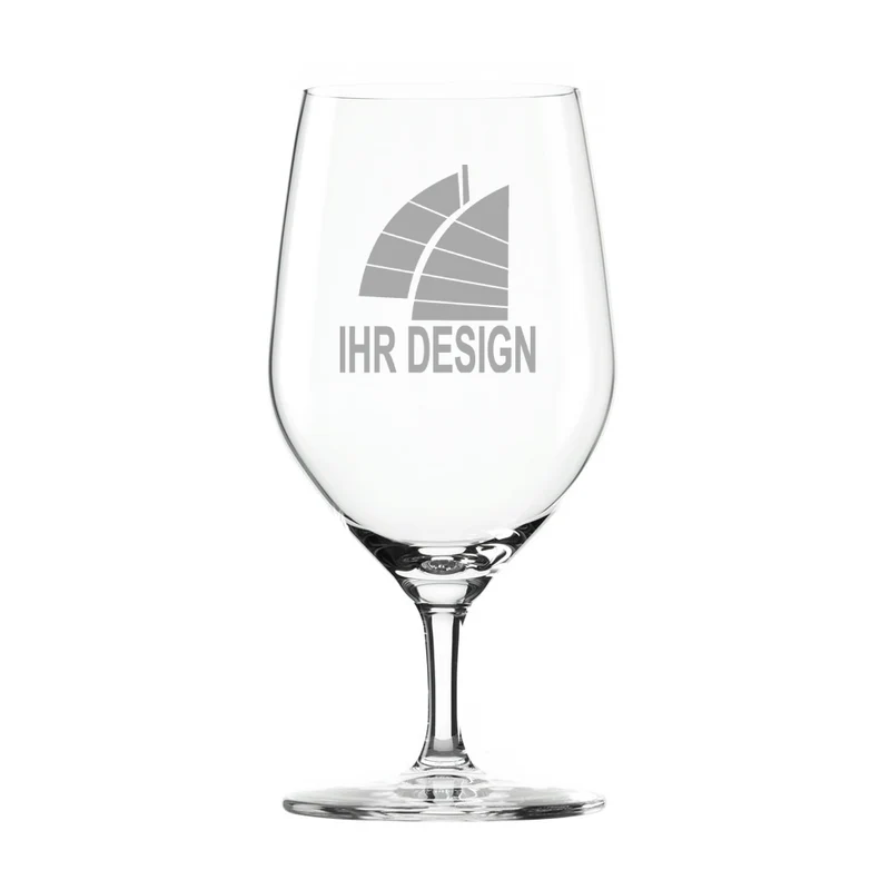 Wasserglas Stölzle Lausitz Ultra mit Gravur deines Logos / Designs 450 ml