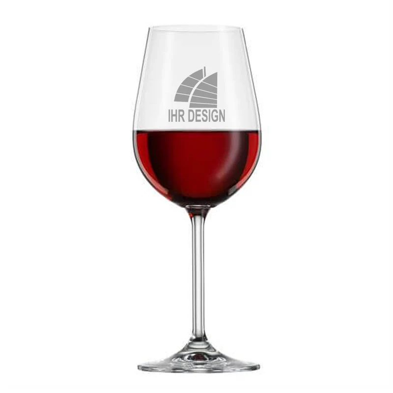 Rotweinkelch "Clara" mit Gravur deines Logos / Designs 420 ml