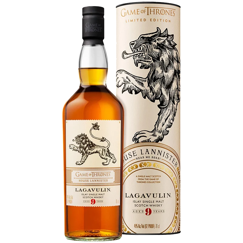Whisky Game of Thrones Lagavulin Aged 9 Years Old Islay Single Malt Scotch