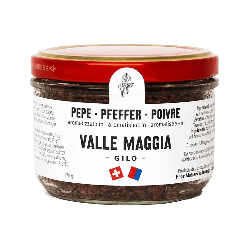 Aromatisierter Pfeffer im Vallemaggia