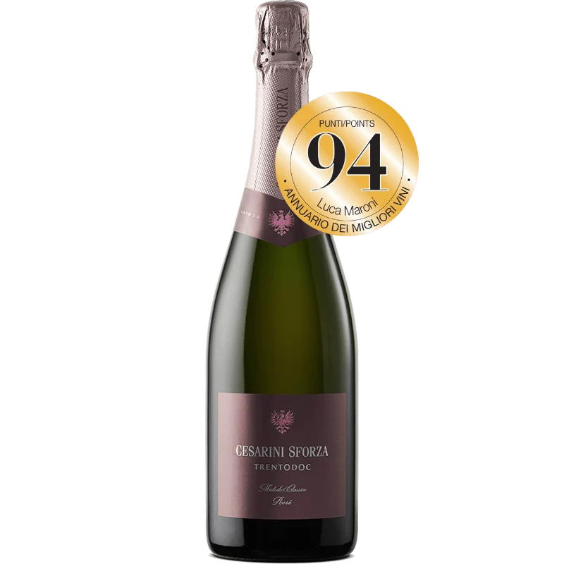 Spumante Brut Rosé Metodo Classico Trento DOC