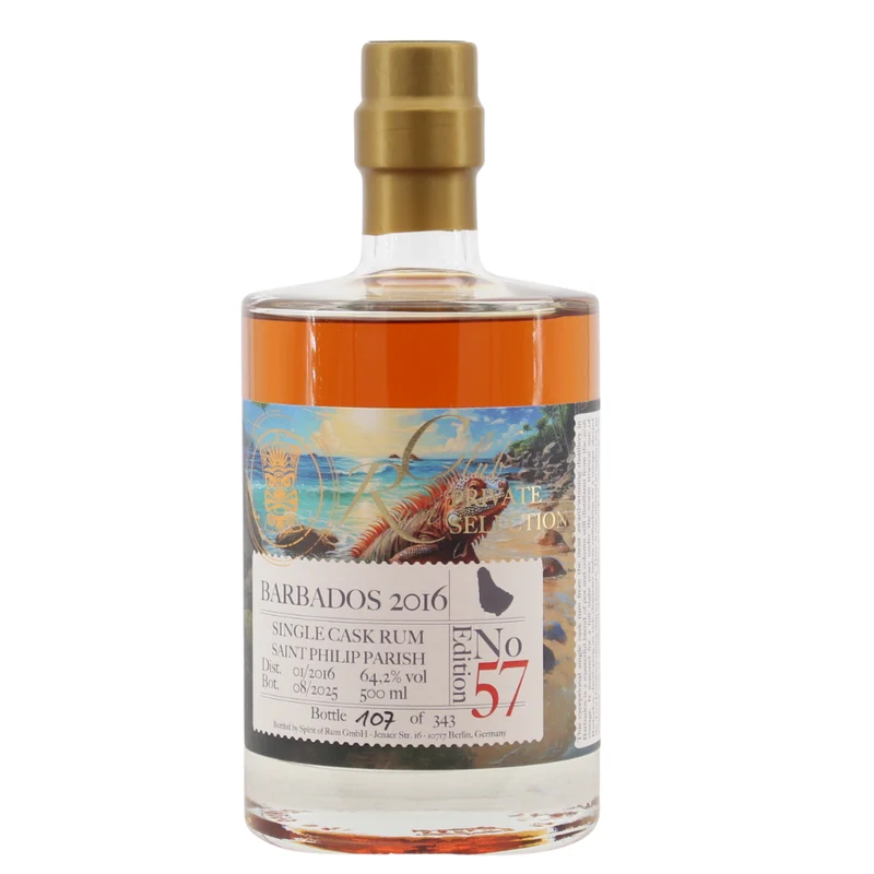 Rumclub Private Selection Ed.57 Barbados 2016 64,2% 0,5l