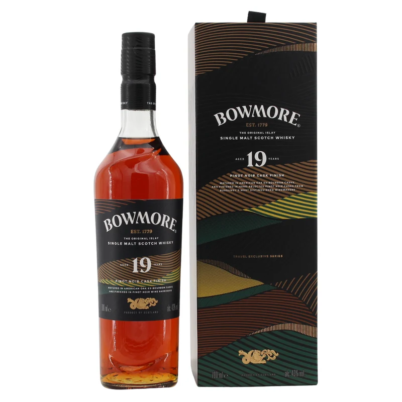 Bowmore 19 Jahre Pinot Noir Cask Finish 43% 0,7l