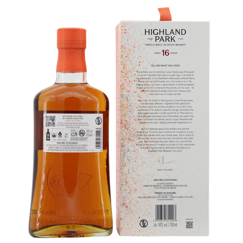 Highland Park 16 Jahre Between You And I By Björn Franzen 48% 0,7l