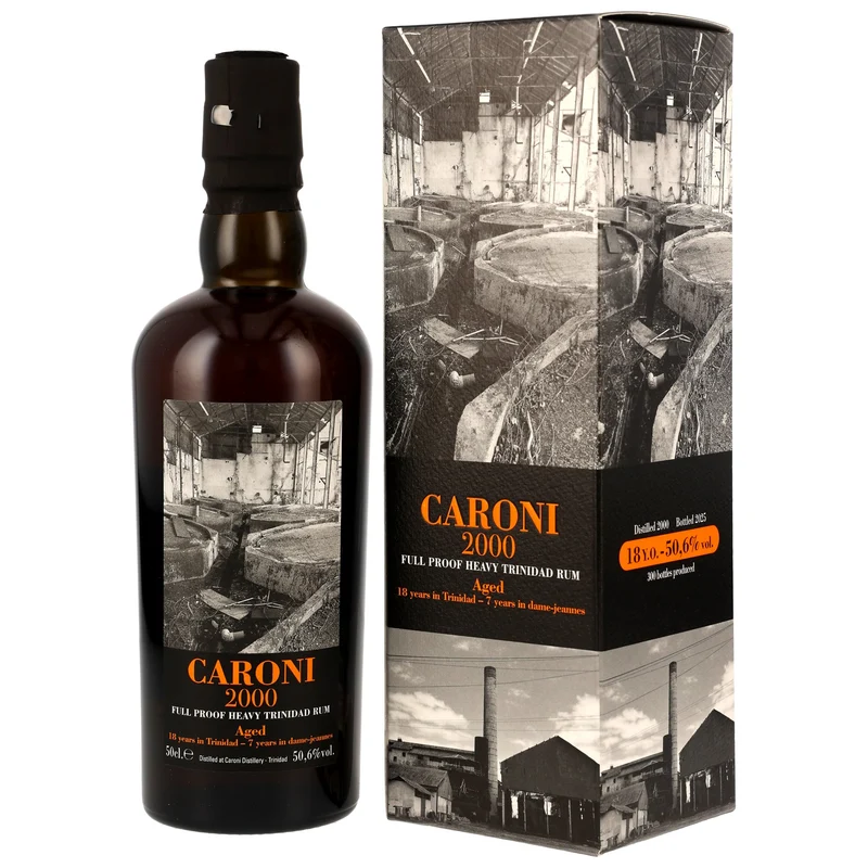 Caroni Heavy Trinidad Rum 25 Jahre 2000/2025 50,6% 0,5l