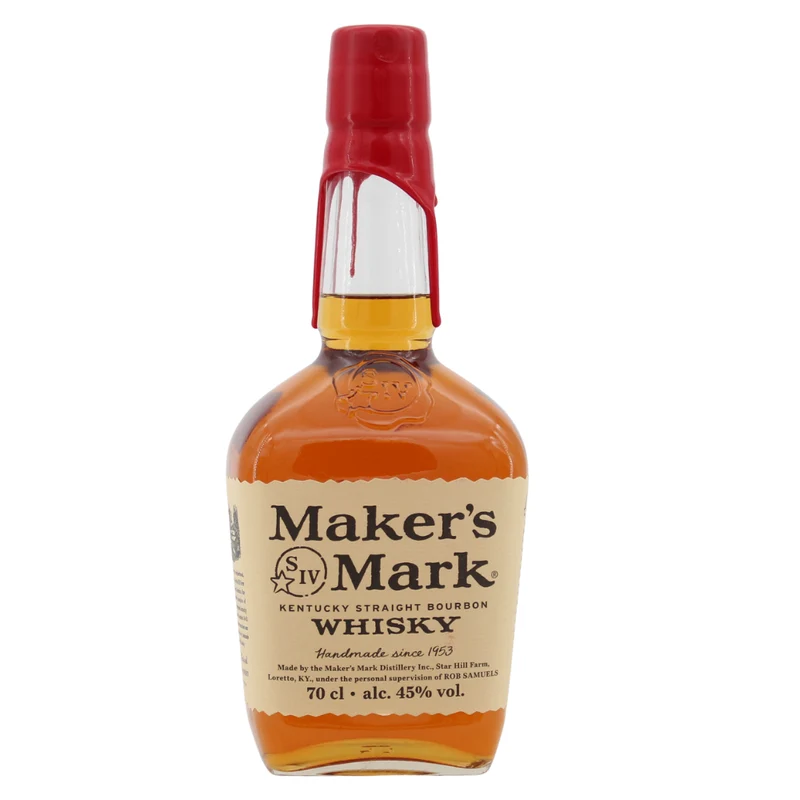 Maker's Mark Kentucky Straight Bourbon mit Tumbler 45% 0,7l