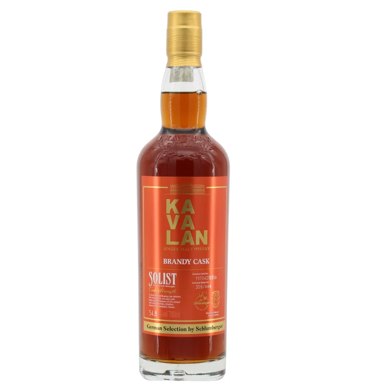 Kavalan 8 Jahre 2017/2025 Solist Brandy Single Cask Strength 54,8% 0,7l