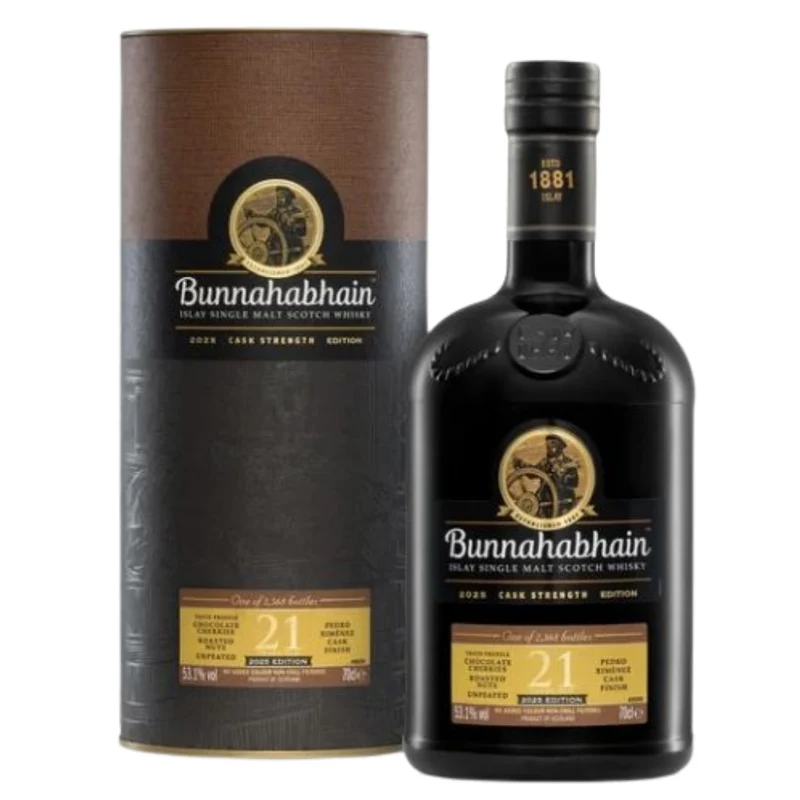Bunnahabhain 21 Jahre 2025 Cask Strength Edition 53,1% 0,7l