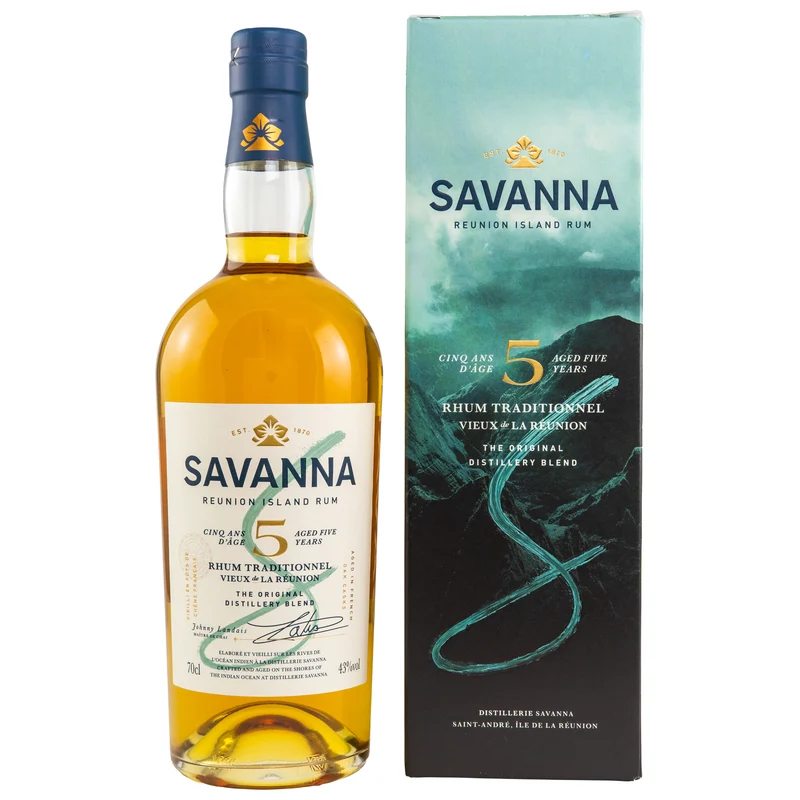 Savanna 5 Jahre Rhum Traditionnel 43% 0,7l