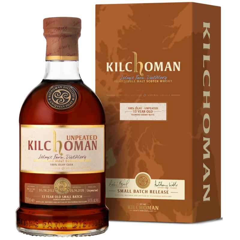 Kilchoman 13 Jahre 2012/2025 Unpeated 100% Islay Cask 54,5% 0,7l
