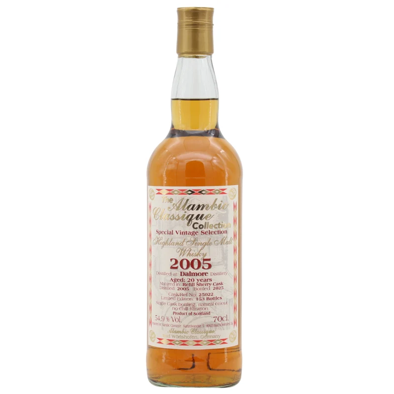 Dalmore 20 Jahre 2005/2025 Sherry Single Cask #25022 Alambic Classique 54,9% 0,7l