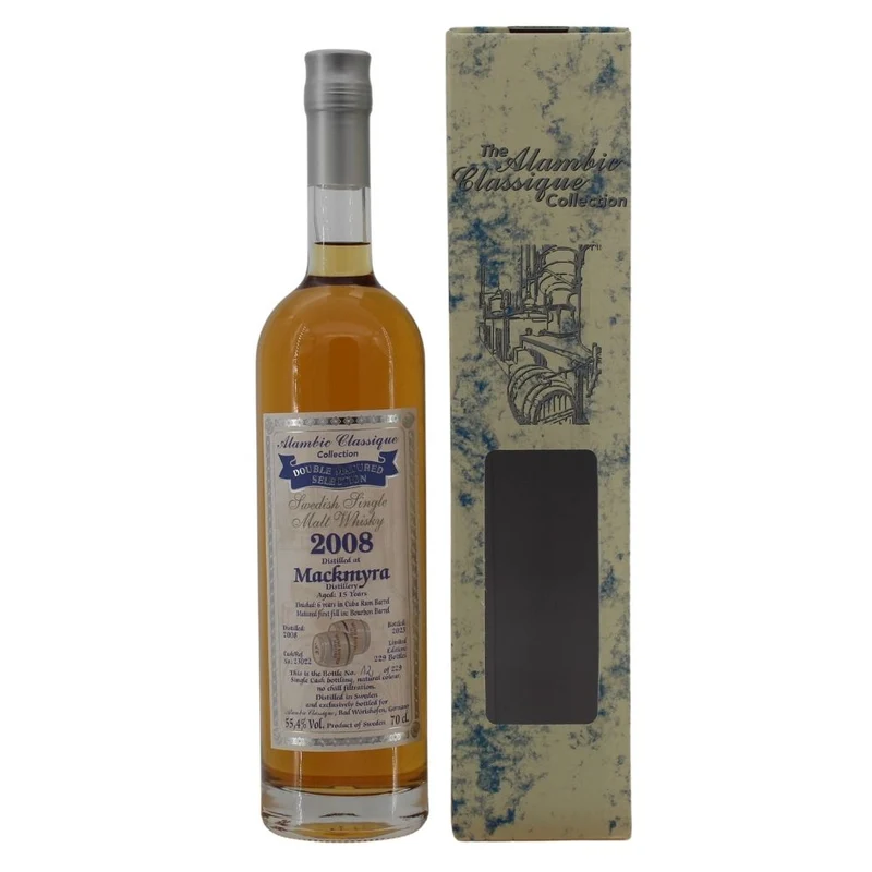 Mackmyra 15 Jahre 2008/2023 Rum Finish Single Cask #23022 Alambic Classique 55,4% 0,7l